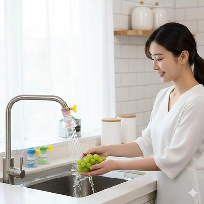 Kitchen Flexible Anti Splash Water Saving Movable Sink Faucet