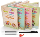 Sank Magic Practice Copybook, (4 Book+10 Refill+1 Pen+1 Grip) (NEW)